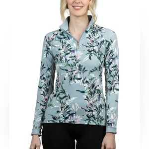 KASTEL DENMARK 1/4 Zip Long Sleeve Sun Shirt SMALL equestrian rider tack gym